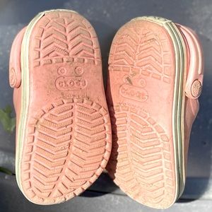 Salmon Pink Crocs Size 5 (toddler)